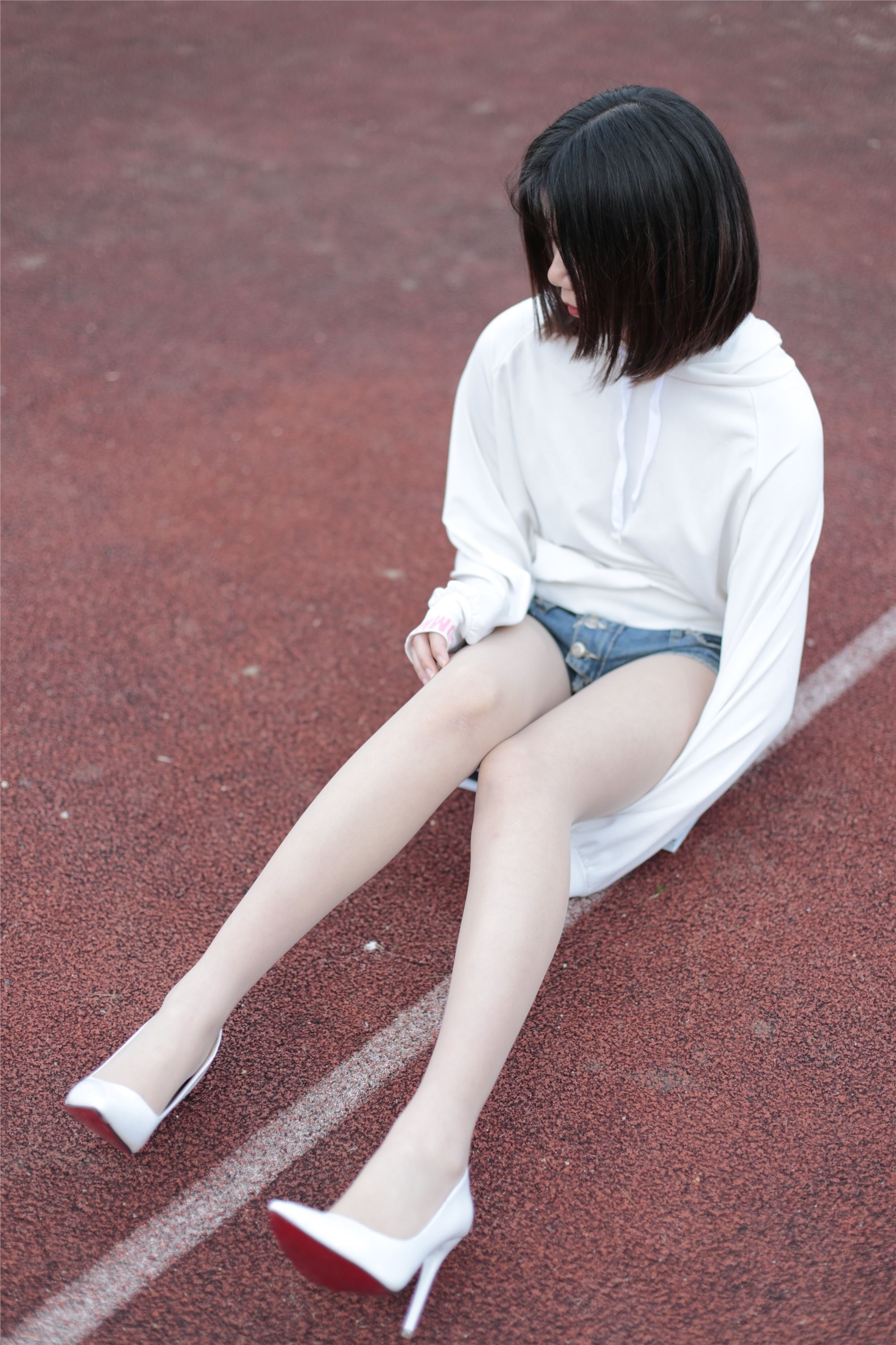 奈丝写真 NO.034 喵璃-穿过运动场的青春气息